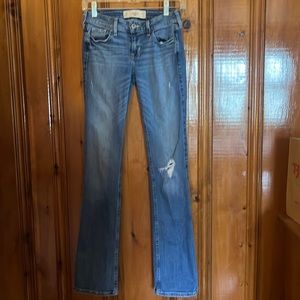 Low rise boot cut vintage Hollister jeans